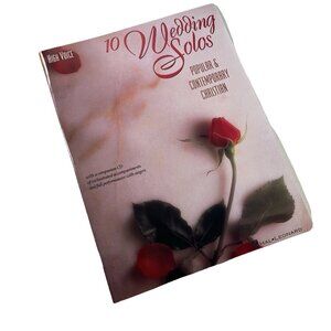High Voice 10 Wedding Solos Popular and Contemporary Christian Hal Leonard NO CD